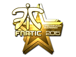 sticker_Sticker | Fnatic (Gold) | Cluj-Napoca 2015