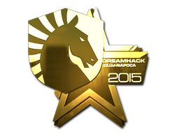 Наклейка | Team Liquid (золотая) | Клуж-Напока-2015