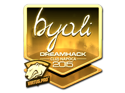Наліпка | byali (золота) | Клуж-Напока 2015