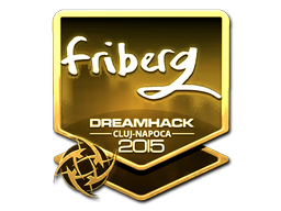 Наліпка | friberg (золота) | Клуж-Напока 2015