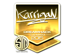 Sticker | karrigan (Gold) | Cluj-Napoca 2015