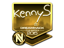 Наліпка | kennyS (золота) | Клуж-Напока 2015