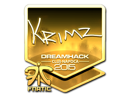 Наліпка | KRIMZ (золота) | Клуж-Напока 2015