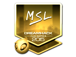 Sticker | MSL (Gold) | Cluj-Napoca 2015