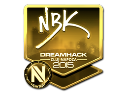 Наліпка | NBK- (золота) | Клуж-Напока 2015
