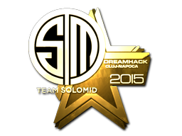 Наклейка | Team SoloMid (золотая) | Клуж-Напока-2015