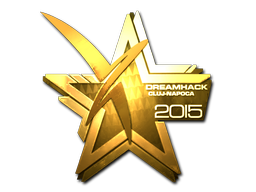 Наклейка | Vexed Gaming (золотая) | Клуж-Напока-2015