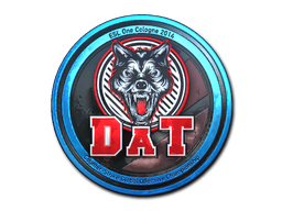 Стикер | dAT team (ламиниран) | Cologne 2014