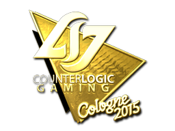 Naklejka | Counter Logic Gaming (złota) | Kolonia 2015
