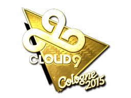 Klistermærke | Cloud9 G2A (Guld) | Cologne 2015