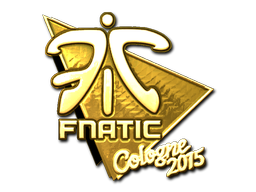 sticker_Sticker | Fnatic (Gold) | Cologne 2015