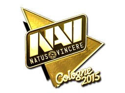 Aufkleber | Natus Vincere (Gold) | Köln 2015