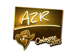 Стикер | AZR (златен) | Cologne 2015