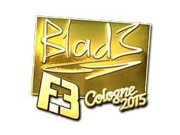 Klistermärke | B1ad3 (Guld) | Cologne 2015