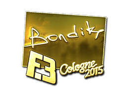 Стикер | bondik (златен) | Cologne 2015