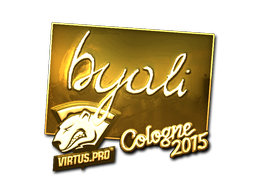 Adesivo | byali (Dourado) | Colônia 2015