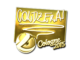Aufkleber | coldzera (Gold) | Köln 2015