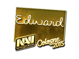 Autocolante | Edward (Gold) | Cologne 2015