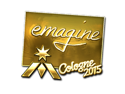 Наклейка | emagine (золотая) | Кёльн-2015