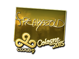Adesivo | freakazoid (Dourado) | Colônia 2015