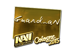 Sticker | GuardiaN (Goud) | Cologne 2015