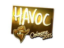 Adesivo | Havoc (Dourado) | Colônia 2015