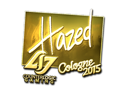 Autocolante | hazed (Gold) | Cologne 2015