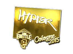 Стикер | Hyper (златен) | Cologne 2015