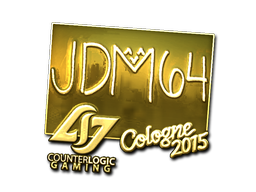 Sticker | jdm64 (Goud) | Cologne 2015