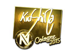 Adesivo | kioShiMa (Dourado) | Colônia 2015