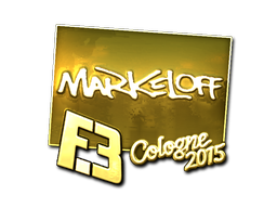 Adesivo | markeloff (Oro) | Cologne 2015