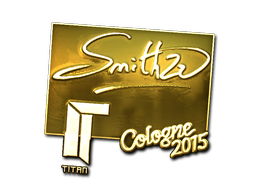 Aufkleber | SmithZz (Gold) | Köln 2015