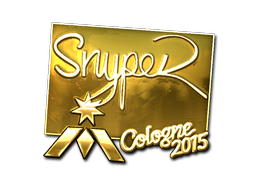 Adesivo | SnypeR (Dourado) | Colônia 2015