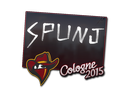 Наклейка: SPUNJ | Кёльн 2015