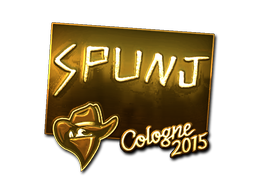 Adesivo | SPUNJ (Oro) | Cologne 2015