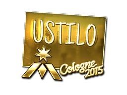 Наклейка | USTILO (золотая) | Кёльн-2015