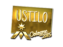 Aufkleber | USTILO (Gold) | Köln 2015