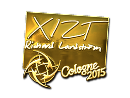 Стикер | Xizt (златен) | Cologne 2015