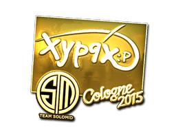 Adesivo | Xyp9x (Dourado) | Colônia 2015