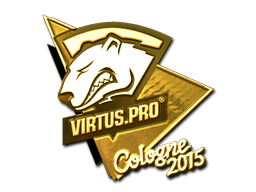 Стикер | Virtus.Pro (златен) | Cologne 2015