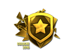 Klistremerke | Gambit Gaming (gull) | Cologne 2016