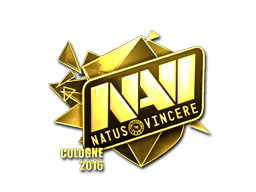 Наклейка | Natus Vincere (золотая) | Кёльн-2016