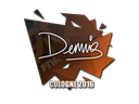Наклейка: dennis | Кёльн 2016