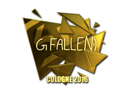 Samolepka | FalleN (zlatá) | ESL Cologne 2016