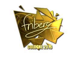 Наліпка | friberg (золота) | Кельн 2016