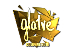Стикер | gla1ve (златен) | Cologne 2016