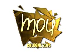 Autocolante | mou (Gold) | Cologne 2016