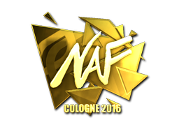 Sticker | NAF (Goud) | Cologne 2016