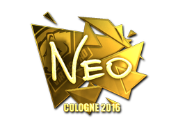 Klistermærke | NEO (Guld) | Cologne 2016