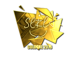 Наліпка | seized (золота) | Кельн 2016